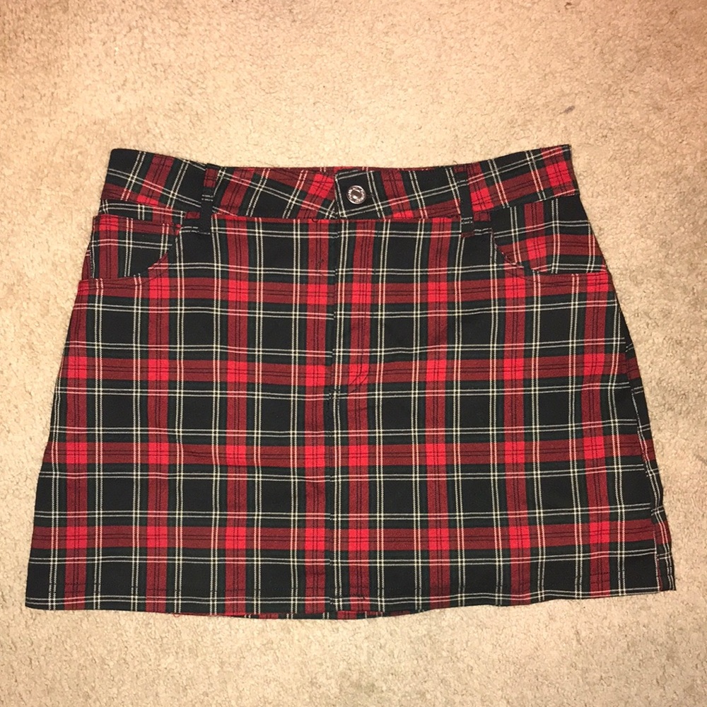 Plaid Mini Skirt
